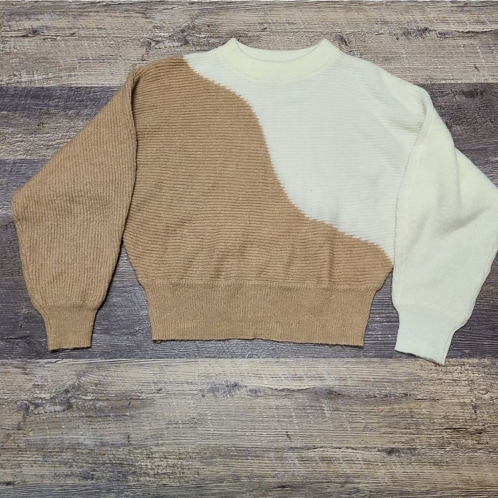 Vestique Colorblock Chunky Knit Sweater - Picture 2 of 9